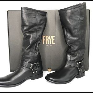 FRYE Phillip Harness Women Tall Extended Calf Boot